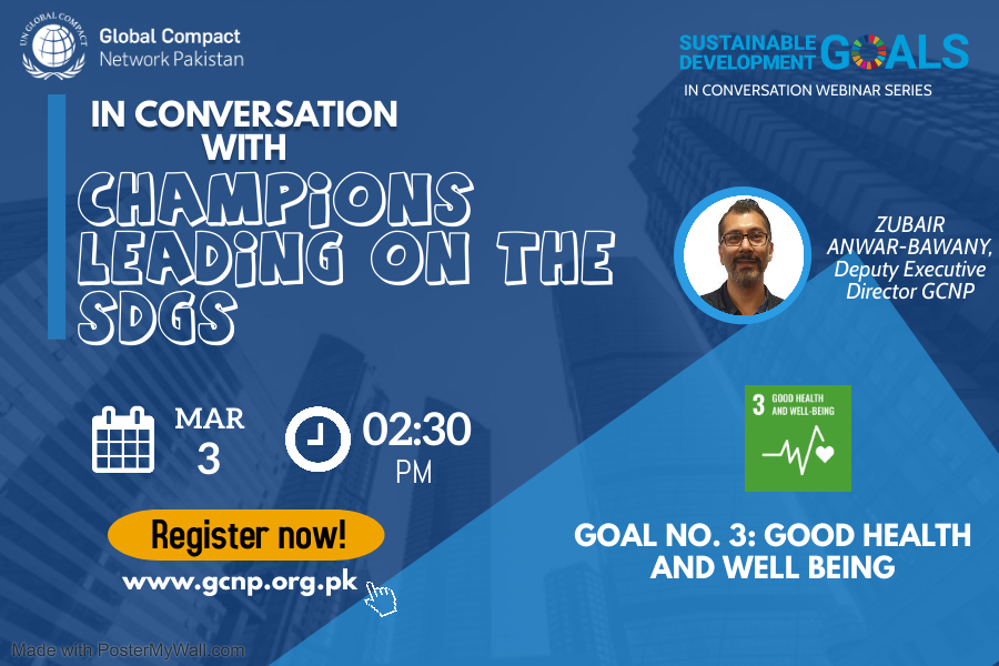 In Conversation With Champions Leading on SD Goal 3 "Good Health And Well Being"